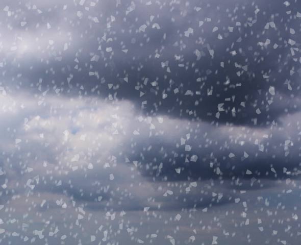 Zamračené a mrznúci dážď